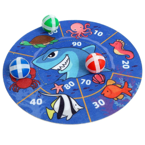 Shark attack – ragadós golyós célbalövő játék gyerekeknek darts táblával, beltéri szórakozáshoz (BBJ) - Image 5