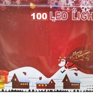 Színes LED fényfüzér – 8,5 méteres, 100 ledes karácsonyi égősor beltéri dekorációhoz (SB) - Image 5