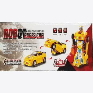 Átalakítható sárga robot autó játék gyerekeknek (BBJ) - Image 7
