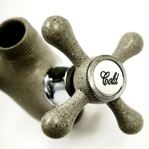 FLINKE PureLine fürdőszobai csaptelep – fehér kerámiabetéttel (BBV) - Image 4