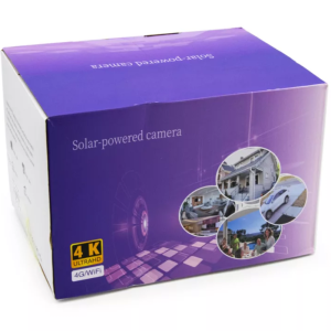 Napelemes 4K kültéri biztonsági kamera – éjjellátó, vezeték nélküli 4G/WiFi megfigyelés KE24-340 (BBV) - Image 4