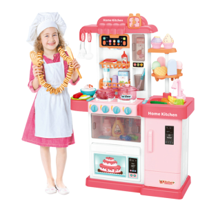 BellaChef rózsaszín játék konyha gyerekeknek – interaktív fény- és hanghatásokkal (FXI) - Image 7