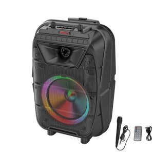 Bluetooth party hangfal karaoke funkcióval – hordozható vezeték nélküli hangszóró ZQS-8121 (FX)