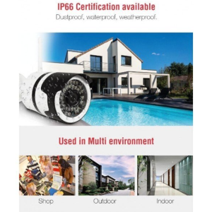 Kültéri WiFi IP okoskamera vezeték nélküli megfigyeléshez – HD biztonsági kamera JT-82216 (BBV) - Image 2