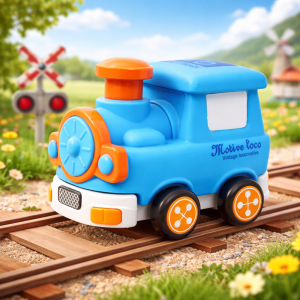ChooChoo Buddy távirányítós játék vonat gyerekeknek – vidám RC mozdony kicsiknek, fejlesztő játék 13×10×11 cm (BBJ) - Image 3