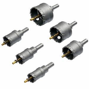 HA-0060 körkivágó fűrész készlet 22–65 mm – 6 db-os lyukfűrész szett fához és gipszkartonhoz (BBD) - Image 4