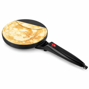 CREPELLA Pro elektromos palacsintasütő és crepe maker – tapadásmentes tortilla sütő, kompakt reggelikészítő - 600W (BBE) - Image 1