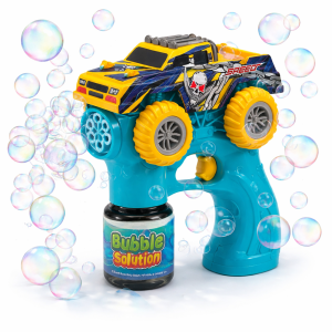 Monster truck buborékfújó pisztoly – elemes automata szappanbuborék játék gyerekeknek (BBJ) - Image 6