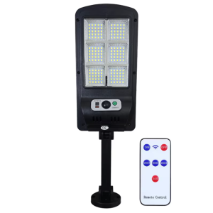 NEXTLY W755-6 kültéri napelemes LED lámpa – mozgás- és fényérzékelős, távirányítós, 3 világítási mód (BBV)