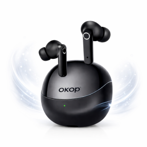 OKOP KP-209 True Wireless Bluetooth 5.4 fülhallgató – vezeték nélküli TWS headset töltőtokkal, stabil kapcsolat és dinamikus hangzás (BBD)