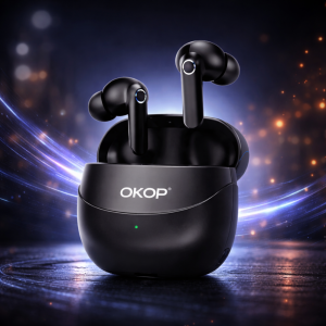 OKOP KP-209 True Wireless Bluetooth 5.4 fülhallgató – vezeték nélküli TWS headset töltőtokkal, stabil kapcsolat és dinamikus hangzás (BBD) - Image 3