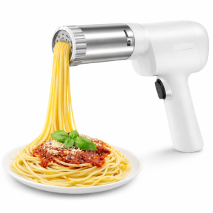 PastaMaster elektromos tésztakészítő – automata hordozható tésztanyomó gép 5 cserélhető tésztaformával (BBM) - Image 1