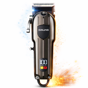 Professzionális vezeték nélküli hajnyíró digitális kijelzővel – DALING DL-1538B akkumulátoros hajvágó gép (BBV)