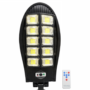 SolarNova W788B-5 napelemes LED utcai lámpa – mozgásérzékelős kültéri kerti és utcai lámpa