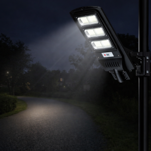 THOLux DNL-003 90W napelemes LED utcai lámpa 12000mAh – távirányítós kültéri udvari biztonsági világítás (FX) - Image 2