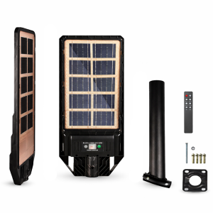 THOLux FT-200W 200W napelemes LED utcai lámpa 6500K hidegfehér IP65 – kültéri udvari és kerti világítás (FX) - Image 4