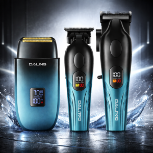 Daling DL-9306 professzionális hajvágó és szakállvágó szett – vezeték nélküli grooming kit borotvával (BBD) - Image 7