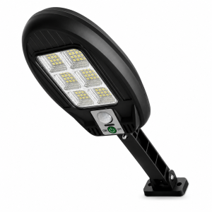 96 LED-es napelemes mozgásérzékelős fali lámpa - időjárásálló kültéri lámpa 3 féle üzemmóddal WA22-01COB (BBV) - Image 3