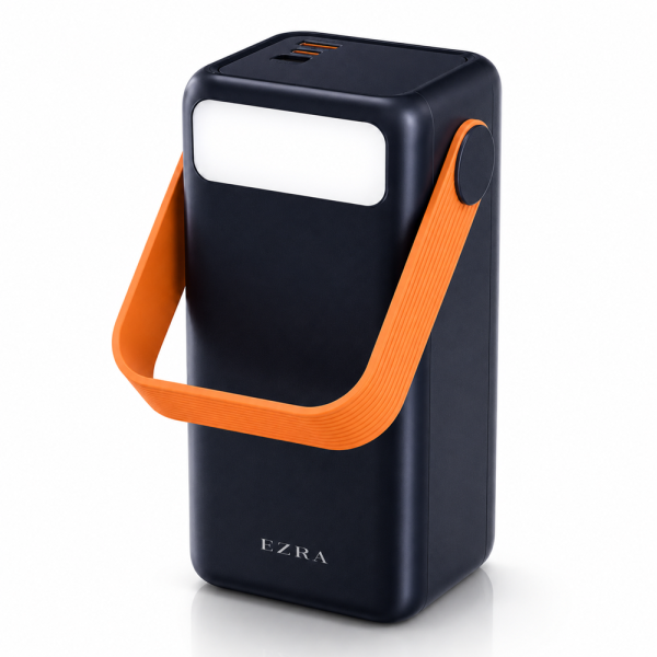 EZRA PR138 powerbank 40000mAh – nagy kapacitású hordozható gyorstöltő LED lámpával és Type-C csatlakozóval (BBTHM) 1