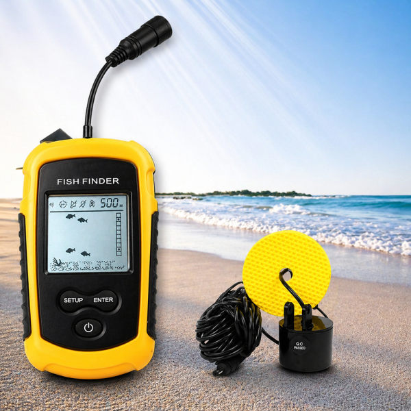 Fish Finder LCD kijelzős hordozható halradar – szonár érzékelővel, visszhangjelzővel(BBL)22