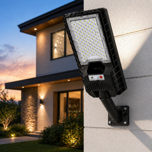 Hayami KL25-282A 400W napelemes utcai LED lámpa – távirányítós kültéri solar világítás IP65 védelemmel (BBD) - Image 2