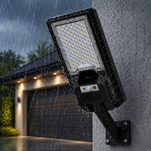 Hayami KL25-282A 400W napelemes utcai LED lámpa – távirányítós kültéri solar világítás IP65 védelemmel (BBD) - Image 4
