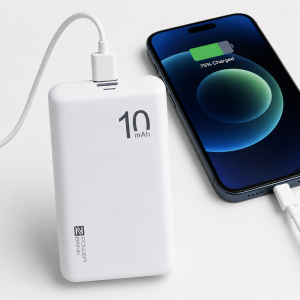 N02S powerbank 10000mAh – ultravékony hordozható külső akkumulátor telefonhoz és USB eszközökhöz (BBD) - Image 4