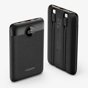 VEGER S11 powerbank 10000mAh – hordozható gyorstöltő külső akkumulátor telefonhoz (THM) - Image 1