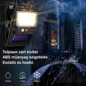 W7105-2 napelemes LED klipsz lámpa – kültéri multifunkciós szolár világítás (BBD) - Image 3