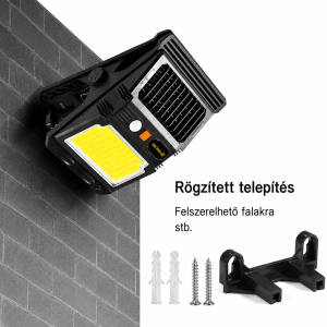 W7105-2 napelemes LED klipsz lámpa – kültéri multifunkciós szolár világítás (BBD) - Image 4