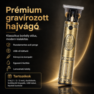 Gravírozott férfi hajvágó (VGR Retro T típusú) (BBV) (BBL) - Image 6
