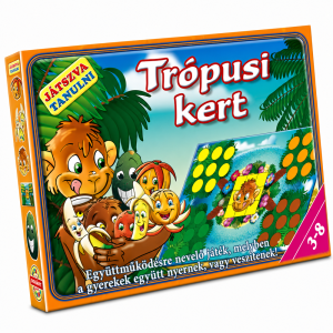 Trópusi kert – kooperatív együttműködésre nevelő társasjáték gyerekeknek, 3–8 éves kortól (BBMJ) - Image 2